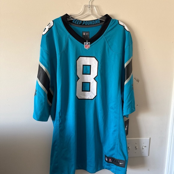 NFL Other - Men’s Nike Jaycee Horn #8 Carolina Panthers Football NFL Jersey Sz 2XL - Blue